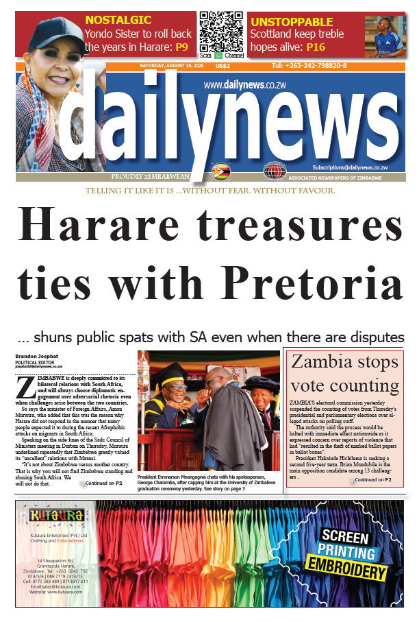 Saturday 15 August 2026